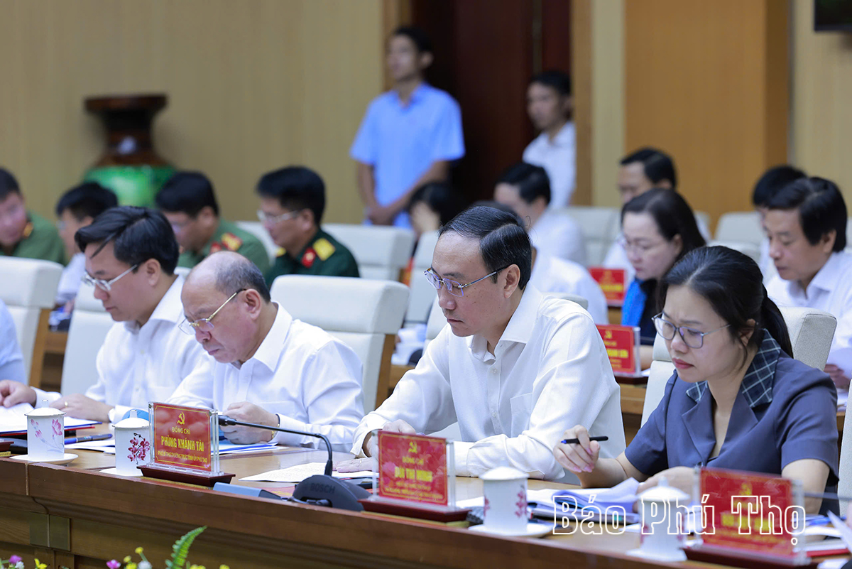 Tổng Bí thư Tô Lâm làm việc với Ban Thường vụ Tỉnh ủy Phú Thọ, Vĩnh Phúc, Hòa Bình Tổng Bí thư Tô Lâm làm việc với Ban Thường vụ Tỉnh ủy Phú Thọ, Vĩnh Phúc, Hòa Bình