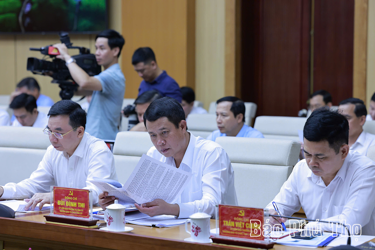 Tổng Bí thư Tô Lâm làm việc với Ban Thường vụ Tỉnh ủy Phú Thọ, Vĩnh Phúc, Hòa Bình Tổng Bí thư Tô Lâm làm việc với Ban Thường vụ Tỉnh ủy Phú Thọ, Vĩnh Phúc, Hòa Bình